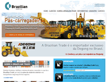 Tablet Screenshot of braztrading.com.br